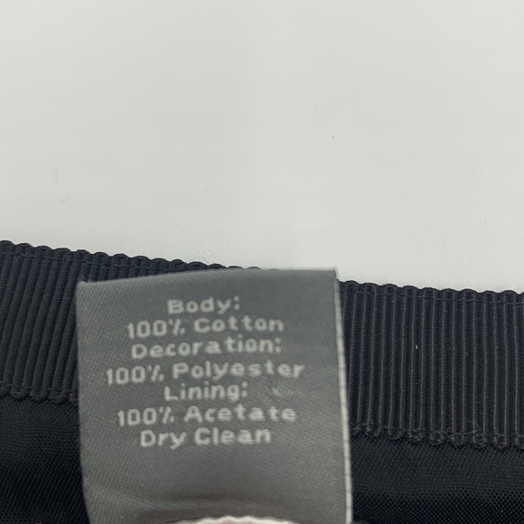 Ann Taylor Geometric Pattern Skirt (Black and White/Off White) Size 4P - Picture 5 of 16